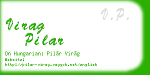 virag pilar business card